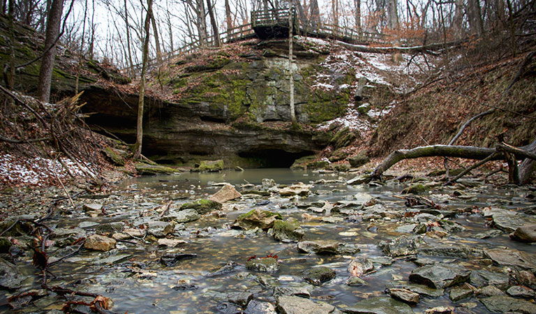 Rock Bridge State Park at Missouri