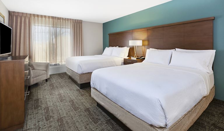 Staybridge Suites Columbia Hotel, Missouri 1 Bedroom Suite Deluxe, 2 Queen Beds Non-smoking